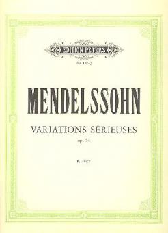 Variations Sérieuses in D minor Op. 54 