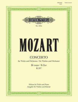 Concerto No. 1 in B flat K207 