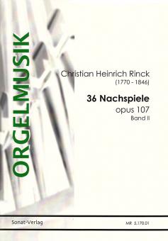36 Nachspiele für die Orgel aus op. 107 - Band 2 