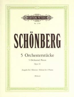 5 Orchestral Pieces Op. 16 