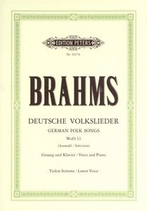 Selection of 20 German Folk Songs for Low Voice 