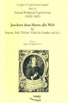 Jauchzet dem Herren alle Welt 