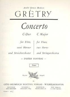 Concerto für Flöte, 2 Hörner und Streicher 