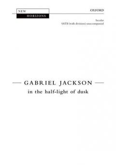 in the half-light of dusk 