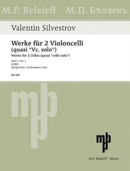 Works for 2 Cellos (quasi cello solo) Heft 1 Standard
