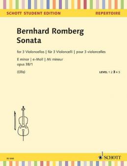 Sonata in mi minore op. 38/1 Standard