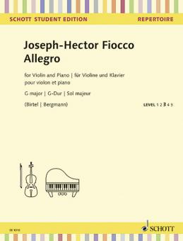 Allegro in sol maggiore Standard