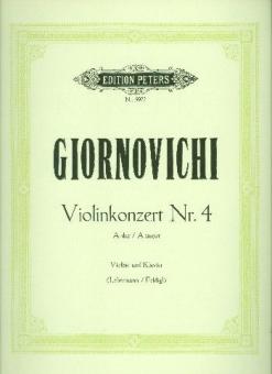 Konzert Nr. 4 A-Dur für Violine und Orchester 