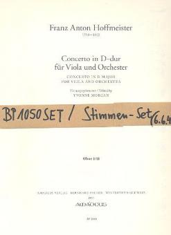 Concerto in re maggiore - Set di parti: 6/6/4/6 + 2 Oboi, 2 Corni 
