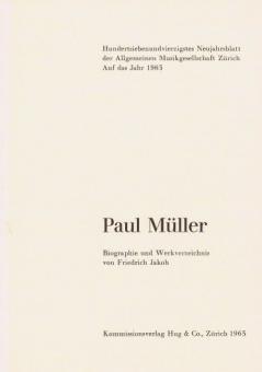 Paul Müller-Zürich - Biographie und Werkverzeichnis 