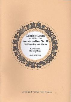 Sonate A-Dur Nr. II 
