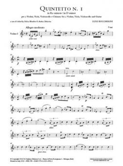 Quintet No.1 in D minor G.445 