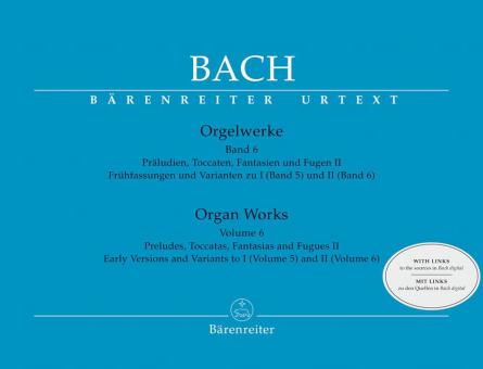 Opere per organo 6: Preludi, toccate, fantasie e fughe 2 Standard