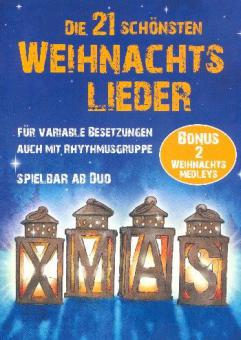 Die 21 schönsten Weihnachtslieder - 2. Stimme Klarinette in Bb 