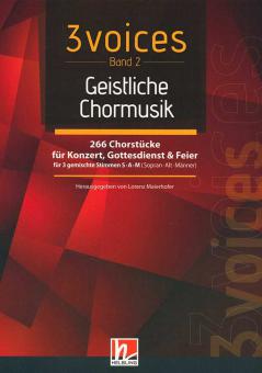 3 Voices Band 2: Geistliche Chormusik 