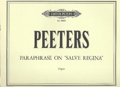 Paraphrase on 'Salve Regina' Op. 123 