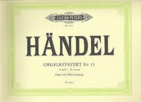 Organ Concerto No. 15 in D minor 