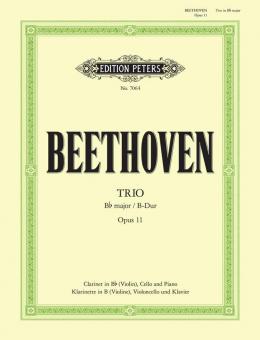 Clarinet Trio B flat Op. 11 