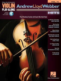 Violin Play-Along Vol. 71: Andrew Lloyd Webber Hits 