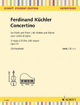 Concertino in re maggiore op. 12 Standard