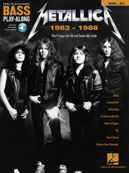 Bass Play-Along Vol. 21: Metallica - 1983-1988 
