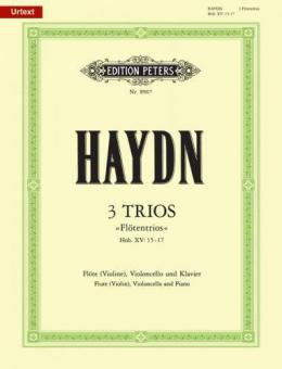 3 Trios for Flute, Cello & Piano Hob.XV/15-17 
