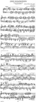 2 Rhapsodies Op. 79 