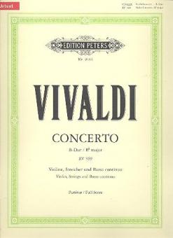 Violin Concerto in B flat RV369 