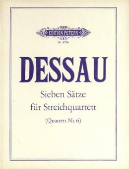 Seven Movements for String Quartet (Quartet No. 6) 