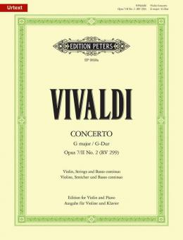 Violin Concerto in G Op. 7 Book 2 No. 2 RV 299 