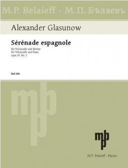 Sérénade espagnole A-Dur op. 20; 2 Standard