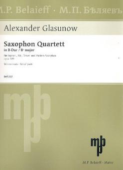 Saxophone Quartet Bb Major Op. 109 Standard