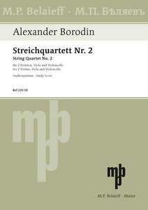 String Quartet No 2 D major 