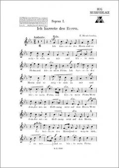 Ich harrete des Herrn 
