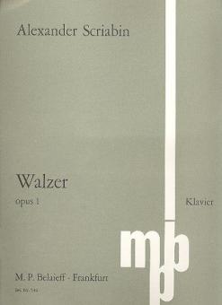 Waltz F Minor Op. 1 