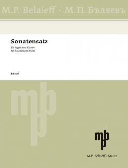 Sonatensatz G Minor Standard