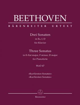 3 Sonatas in E-flat major, F minor, D major WoO 47 - 'Kurfürsten Sonatas' Standard