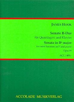 Sonate F-Dur op. 99 für Quartfagott und Klavier 