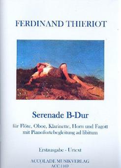 Serenade B-Dur für Bläserquintett und Klavier ad lib. 