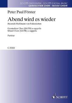Abend wird es wieder Standard