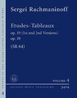Etudes-Tableaux op. 33/1st + 2nd Vers., op. 39 SR 64 
