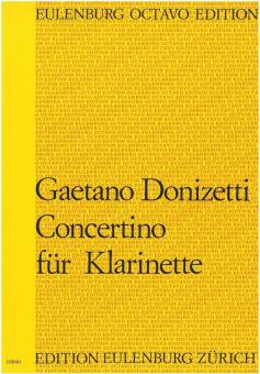 Concertino (Allegretto) für Klarinette 