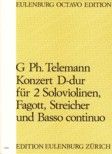 Konzert für 2 Violinen, Fagott und Orchester 