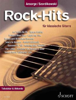 Rock-Hits für klassische Gitarre 