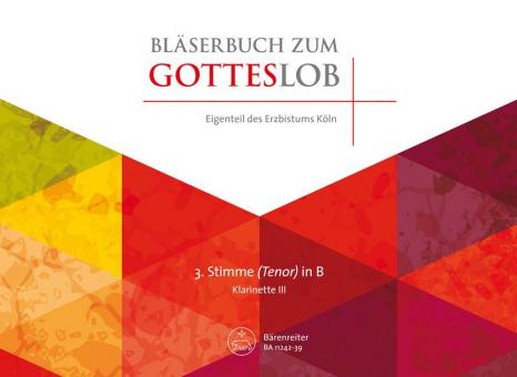 Bläserbuch zum Gotteslob - 3. Stimme (Tenor) in B 
