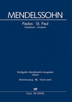 St. Paul op. 36 - Vocal score, XL in large print, german/ english 