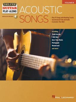Deluxe Guitar Play-Along Vol. 3: Acoustic Songs 