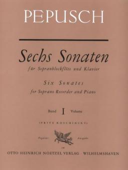 Sechs Sonaten Band 1 