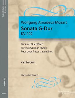 Sonata G-Dur für 2 Querflöten 