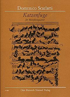 Katzenfuge für Blockflötenquartett 